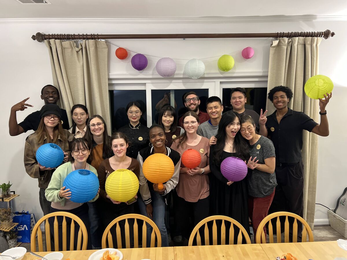 ISMP mentors and students together