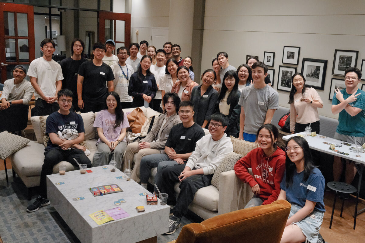 ISMP mentors and students together