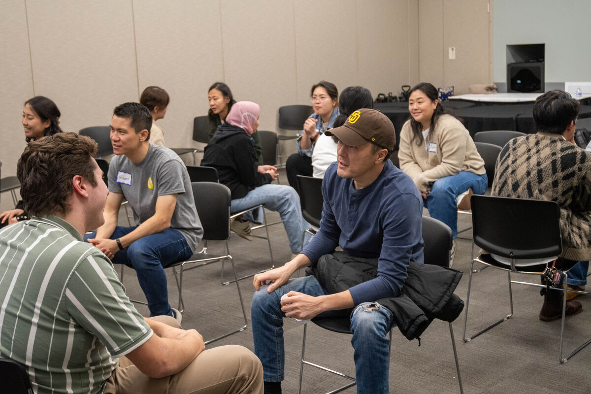ISMP mentors and students together