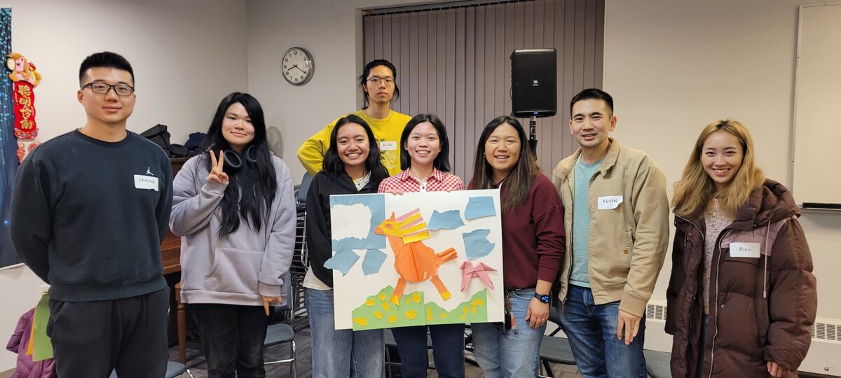 ISMP mentors and students together